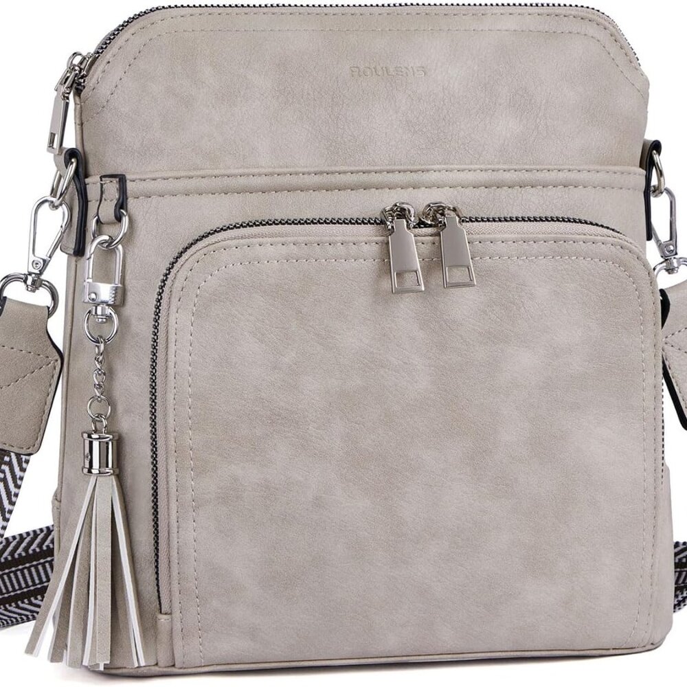 Crossbody Purse for Women,Lightweight Medium Crossbody Bag Soft Leather